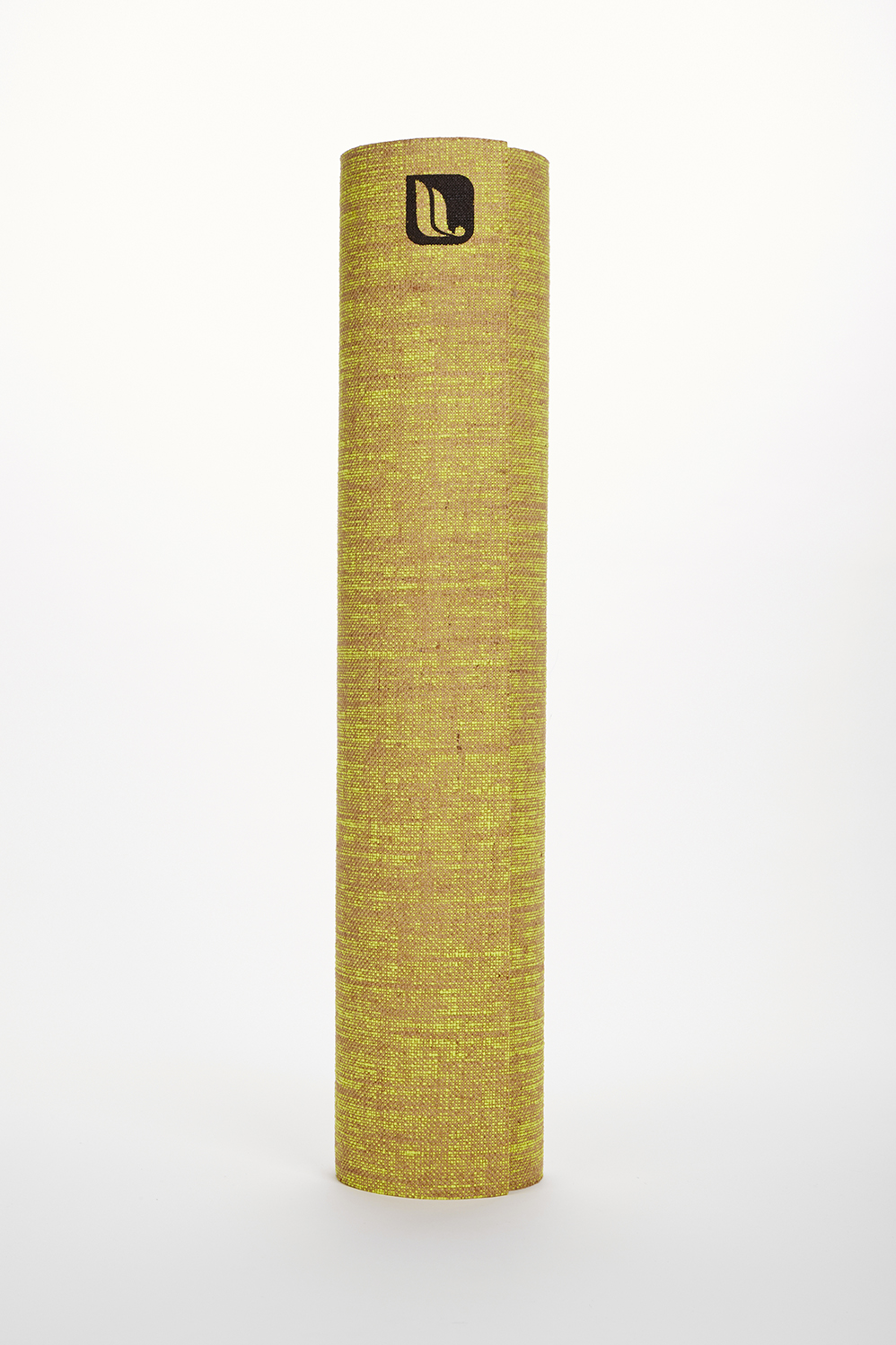 Fabletics Luxe Yoga Mat Light Yellow Leaf Print - Dutch Goat
