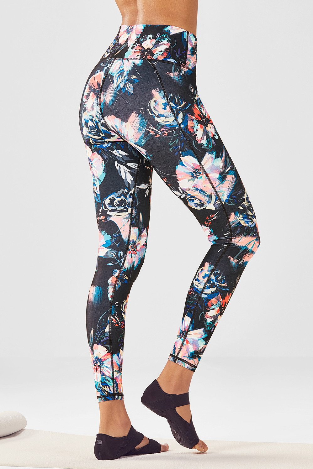 FABLETICS High-Waisted Seamless Floral Leggings…