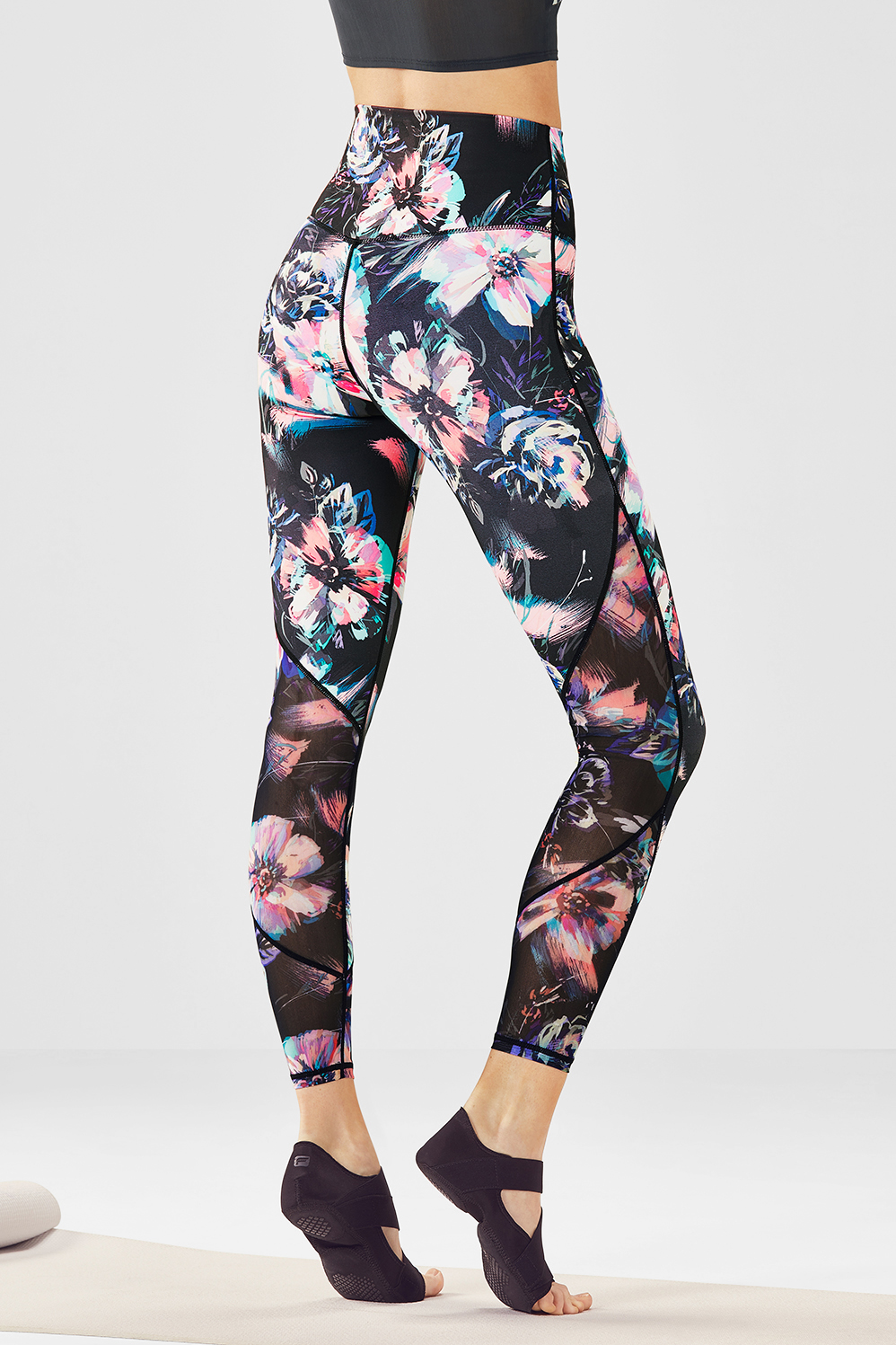 High-Waisted Mesh PureLuxe 7/8 - Fabletics Canada