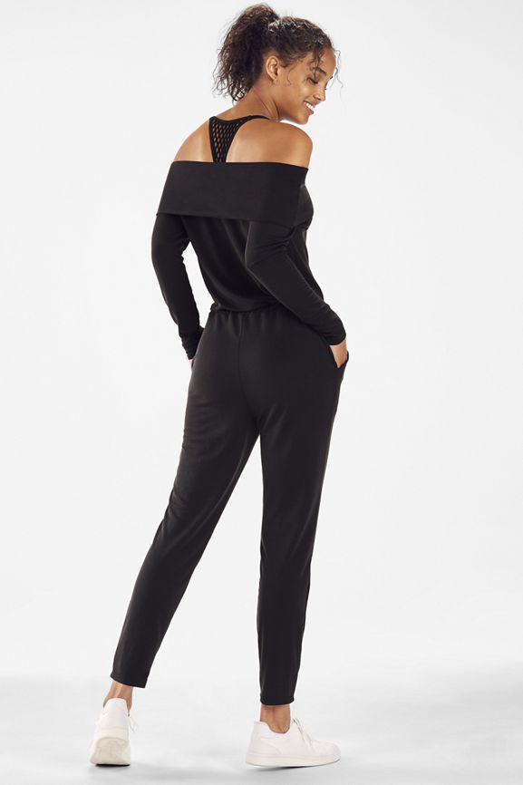 Tess off sales the shoulder jumpsuit